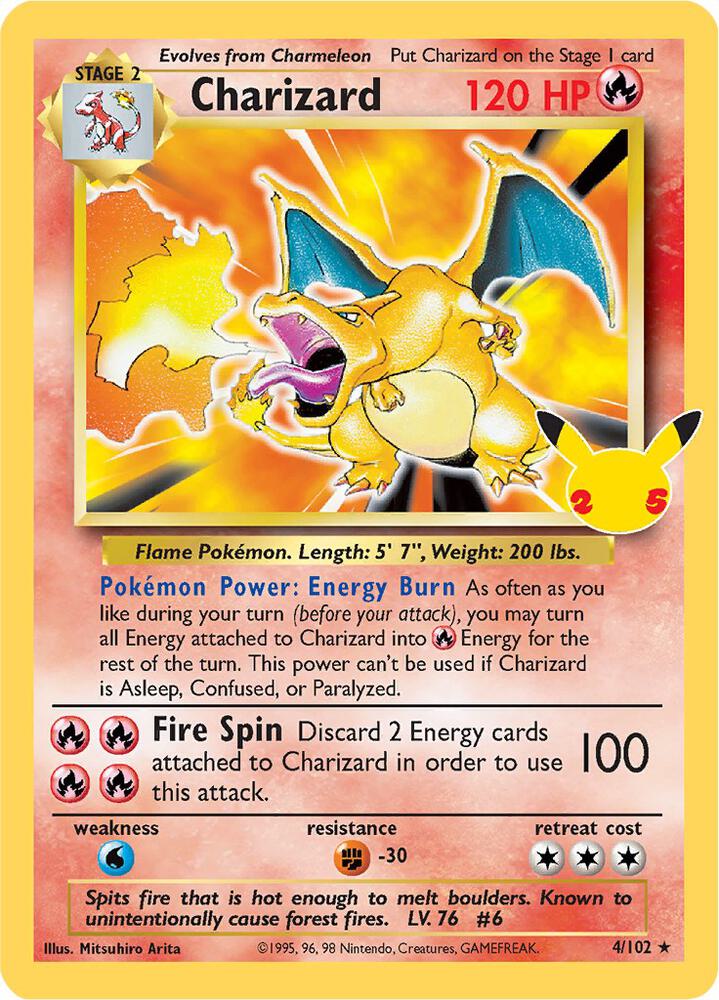 Charizard CCC 4/102 NM