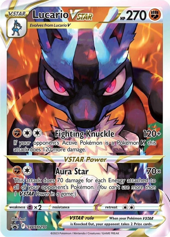 Lucario VSTAR SWSD SWSH291 NM