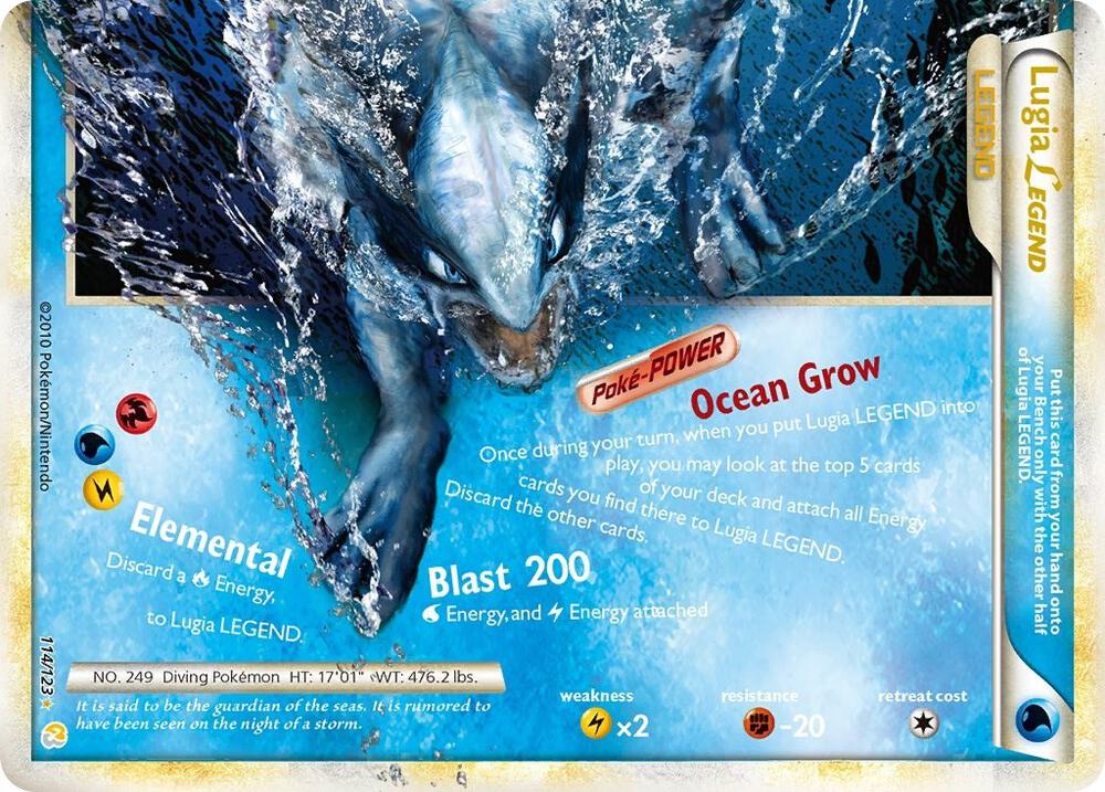 Lugia Legend (Bottom) HS 114/123 HP