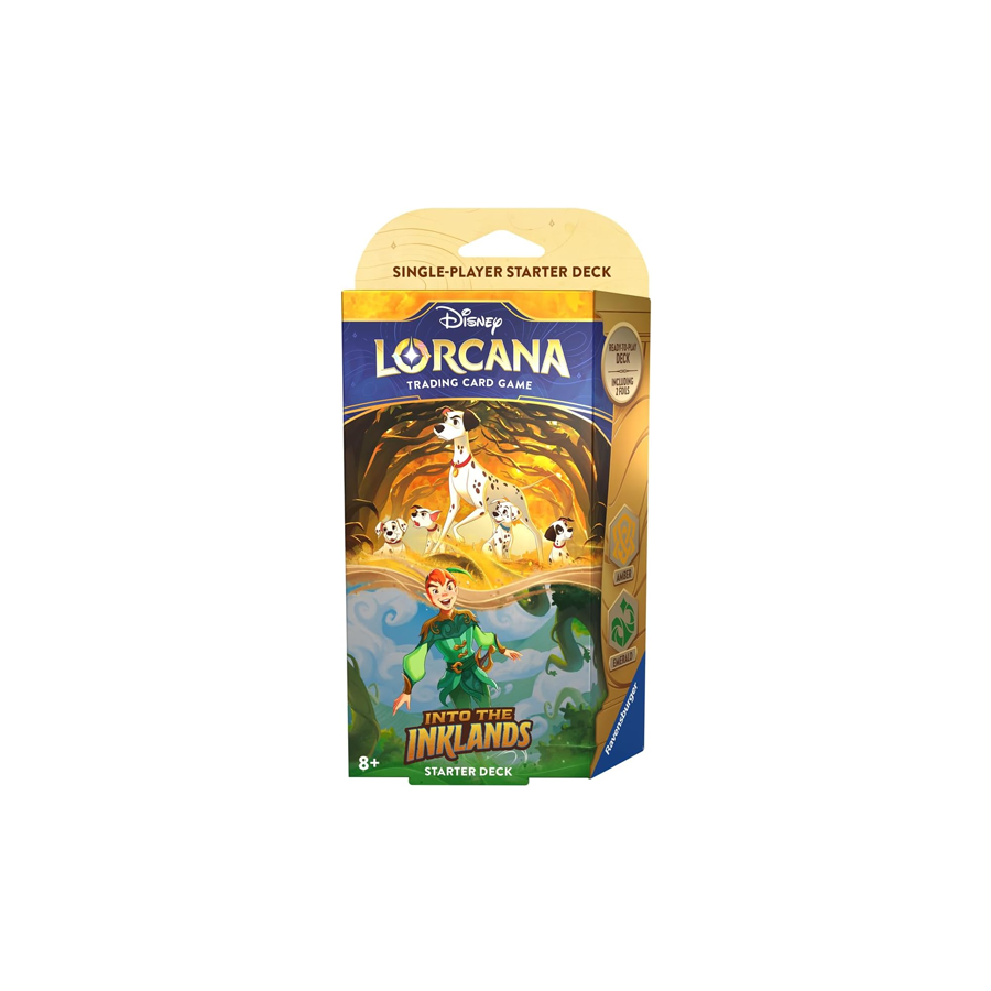 Lorcana Into the Inklands Amber/Emerald Starter Deck AllAccessCardshop Lorcana Into the Inklands Amber/Emerald Starter Deck AllAccessCardshop
