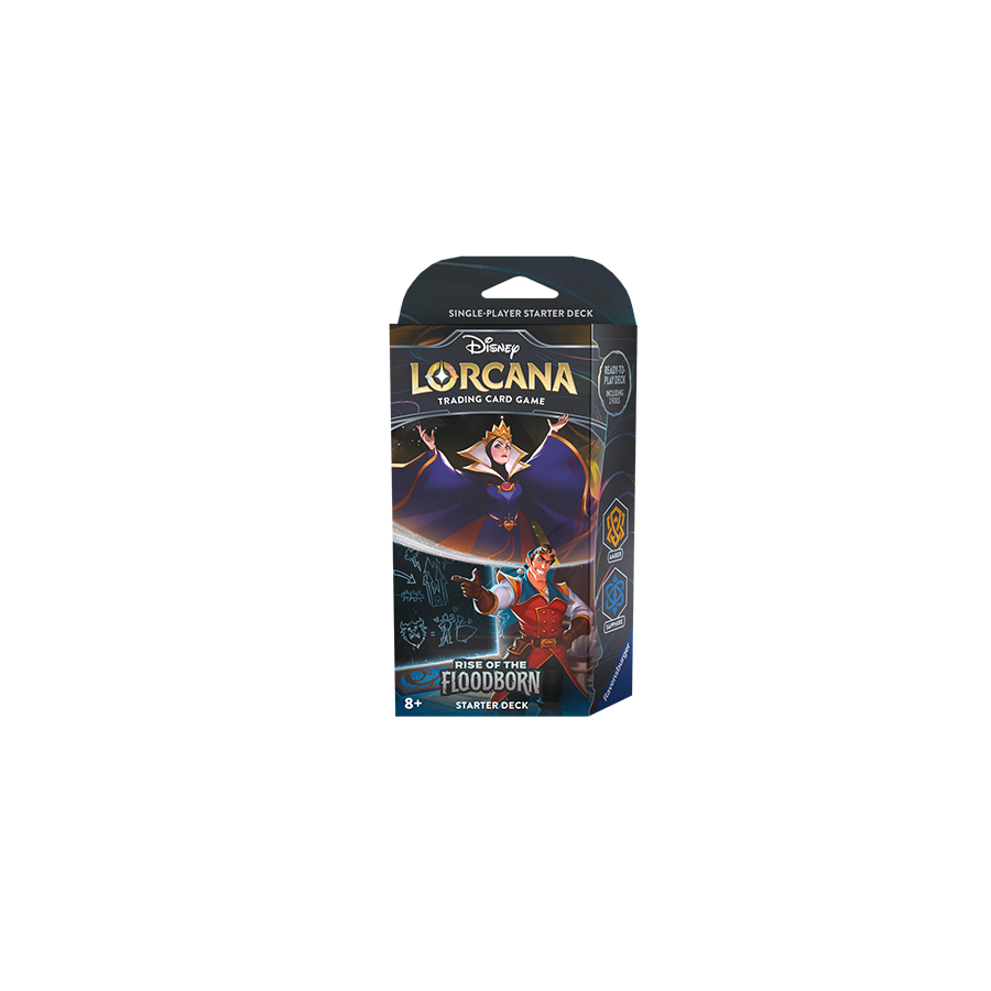 Lorcana Rise of the Floodborn Amber/Sapphire Starter Deck