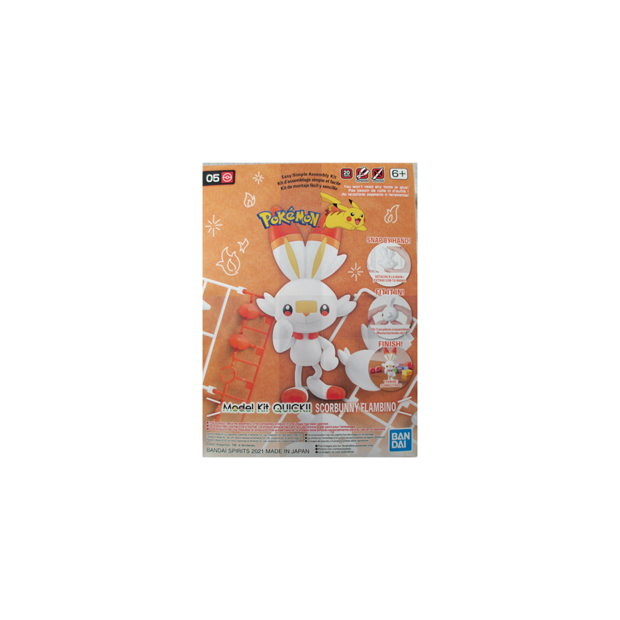 Pokemon Model Kit Scorbunny 05
