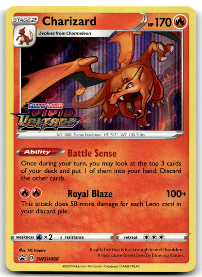 Charizard (Prerelease) SWSD SWSH066 NM