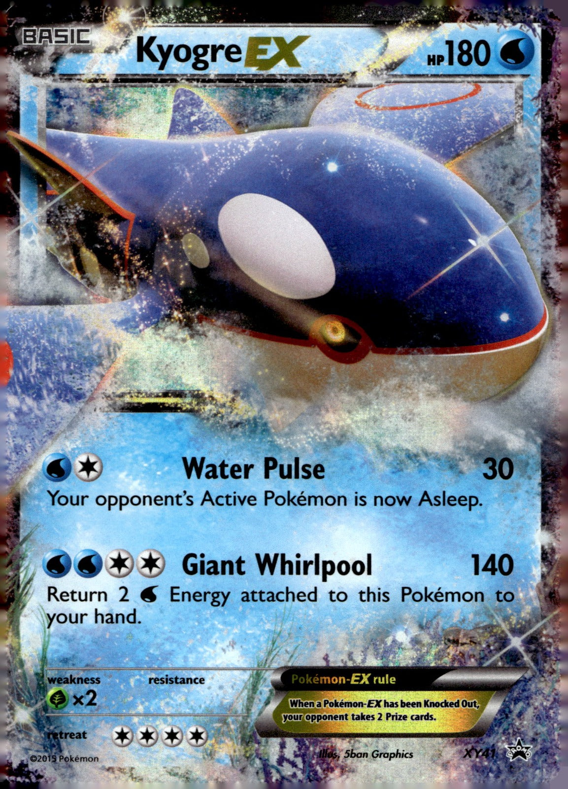 Kyogre EX PR XY41 LP