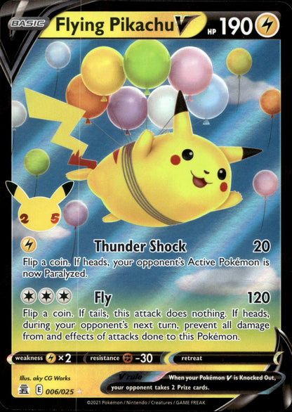 Flying Pikachu V CLB 006/025 NM