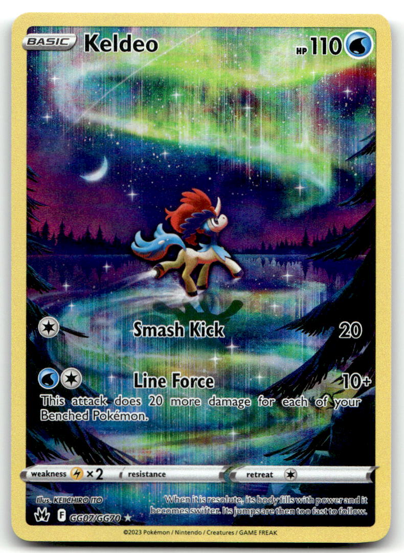 Keldeo CRZ:GG GG07/GG70 NM