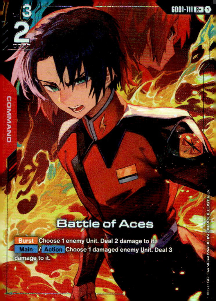 Battle of Aces (R+) Holo R+ Newtype Rising GD01-111 NM