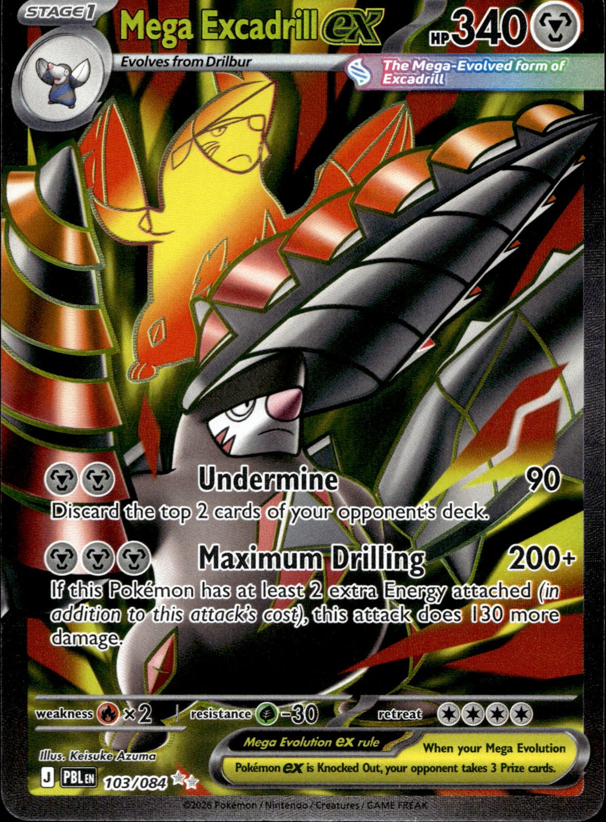 Mega Excadrill ex PBL 103/084 NM