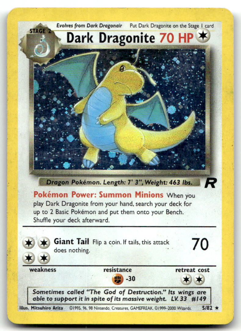 Dark Dragonite (5) TR 05/82 MP