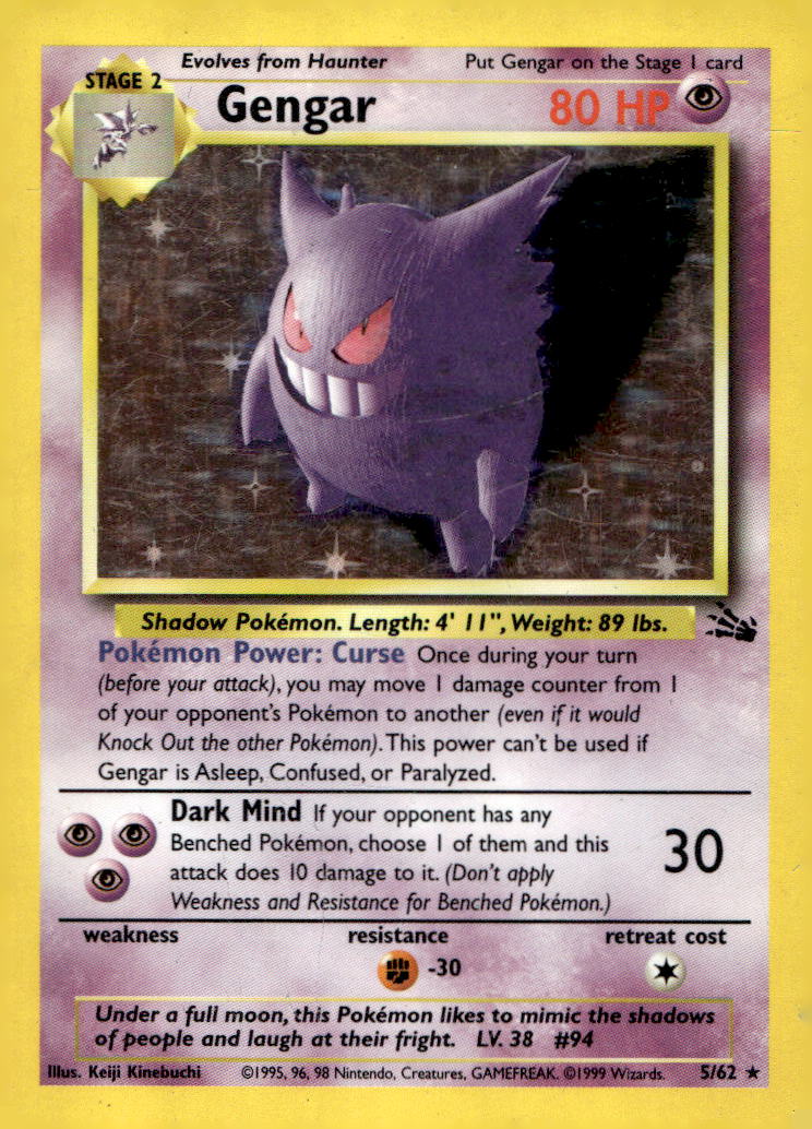 Gengar (5) FO 05/62 HP