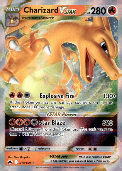 Charizard VSTAR CRZ 019/159 NM