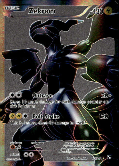 Zekrom (114 Full Art) BLW 114/114 LP