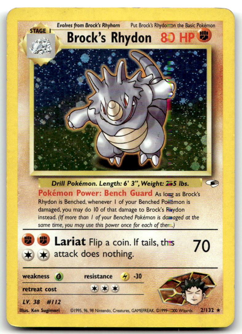 Brock's Rhydon G1 002/132 MP