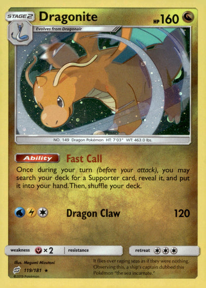 Dragonite (Cosmos Holo) MCAP 119/181 NM