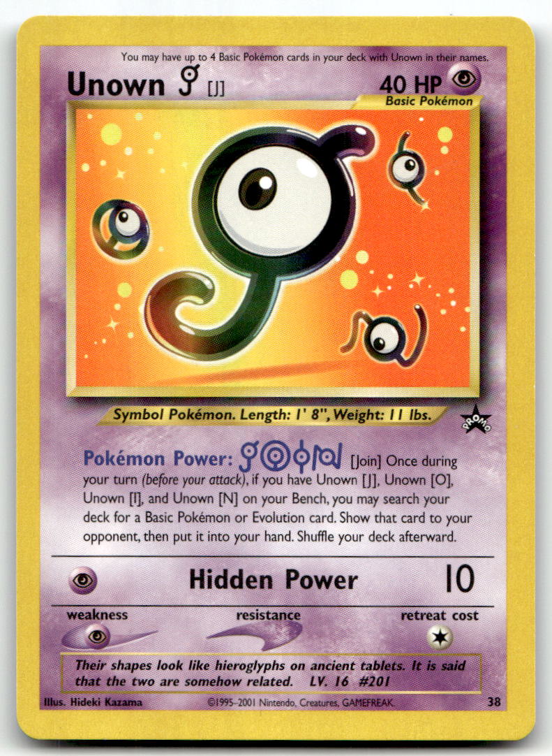 Unown [J] PR 38/53 LP
