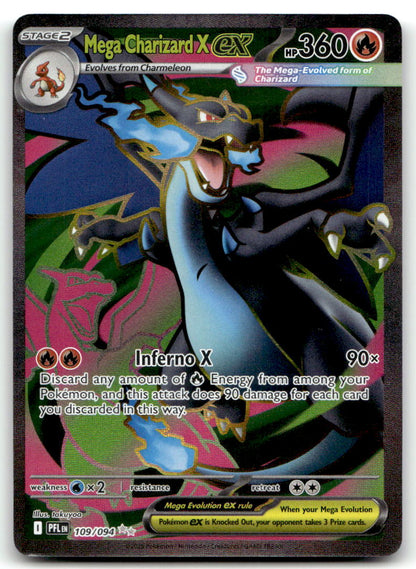 Mega Charizard X ex PFL 109/094 NM