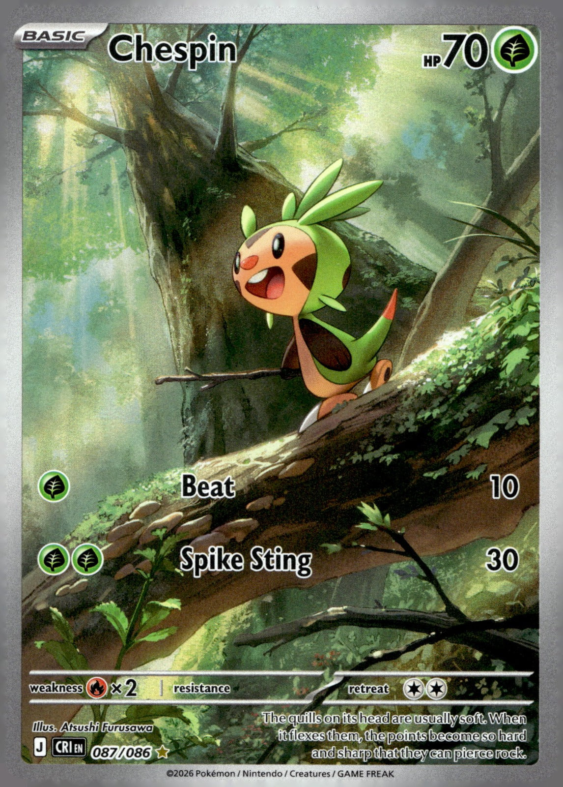 Chespin CRI 087/086 NM