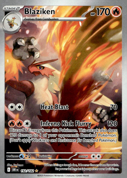 Blaziken DRI 192/182 NM