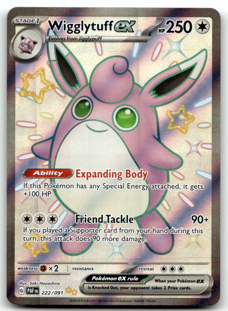Wigglytuff ex PAF 222/091 NM