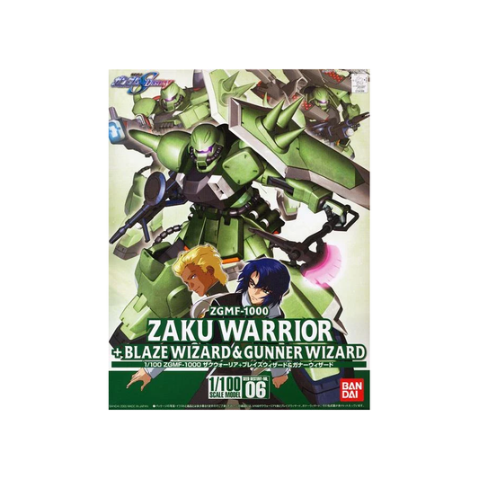 Zaku Warrior + Blaze Wizard & Gunner Wizard