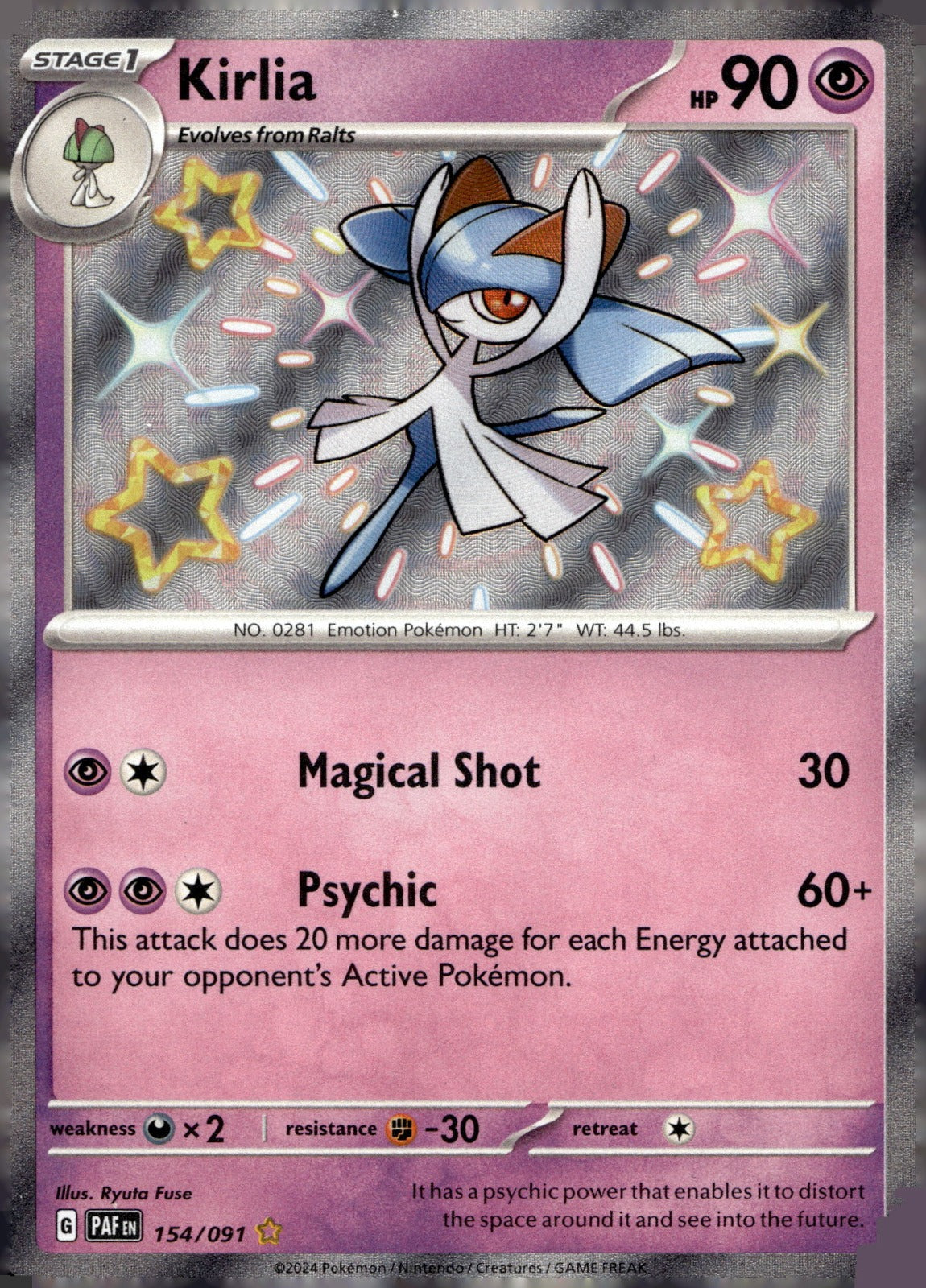 Kirlia PAF 154/091 NM