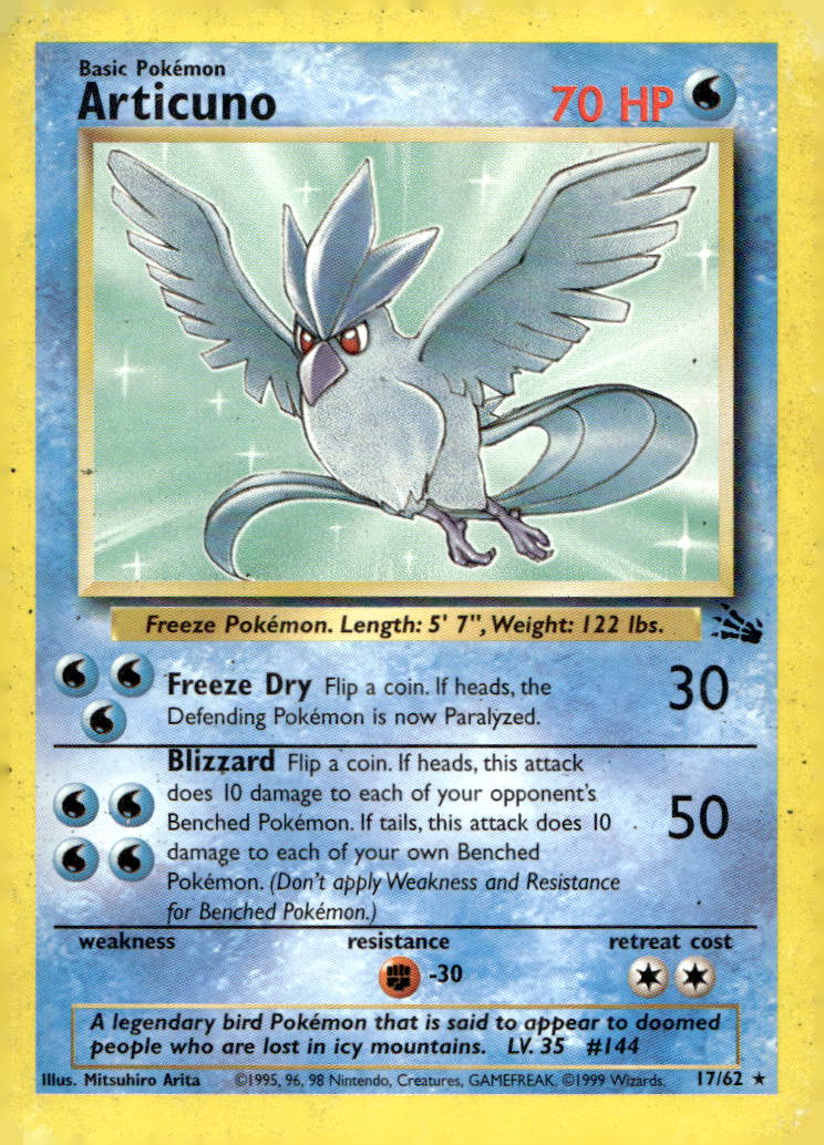 Articuno (17) FO 17/62 MP
