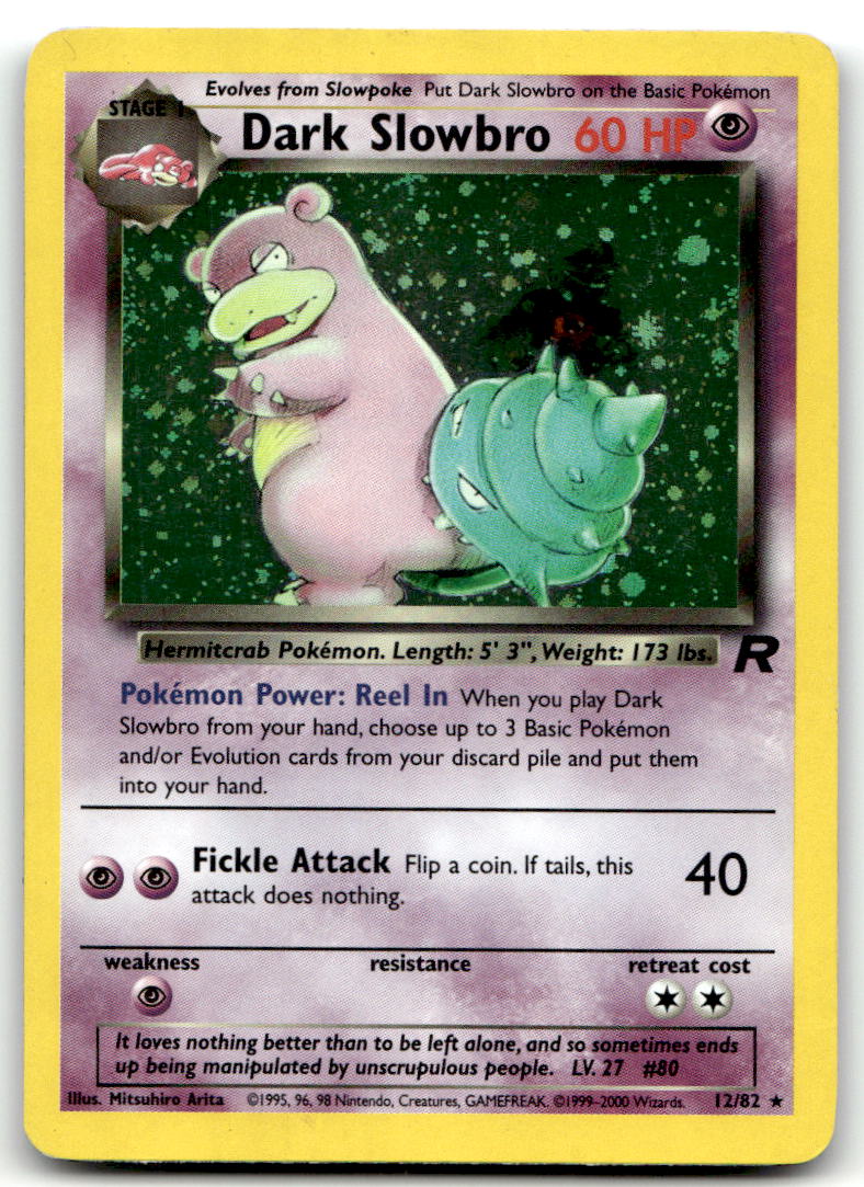 Dark Slowbro (12) TR 12/82 NM