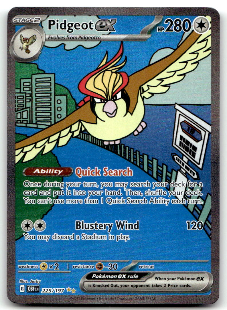 Pidgeot ex - OBF 225/197 NM