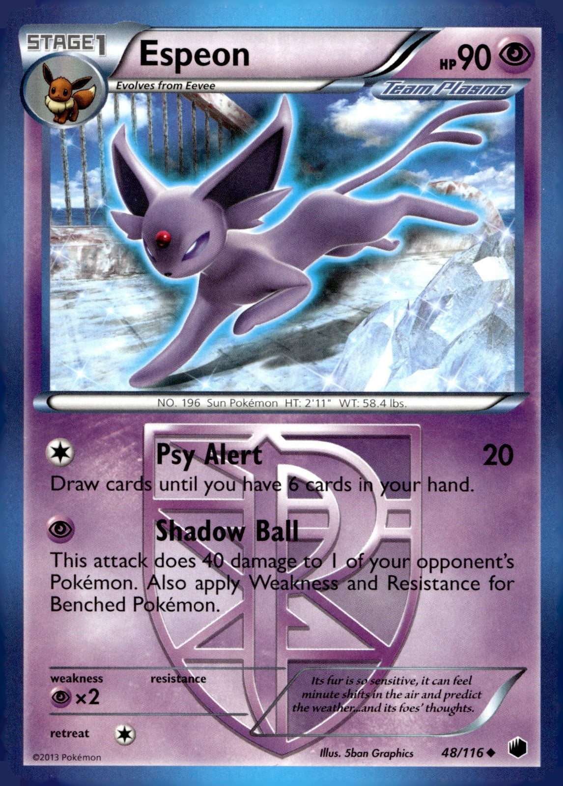 Espeon (Team Plasma) PLF 48/116 LP