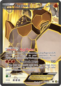 Regirock EX PR 043a/124 LP