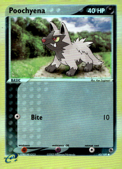 Poochyena RS 63/109 NM