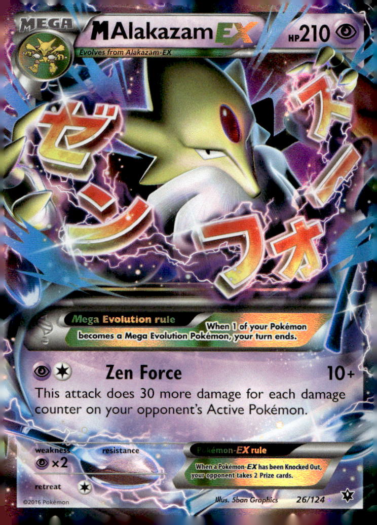 M Alakazam EX FCO 26/124 NM