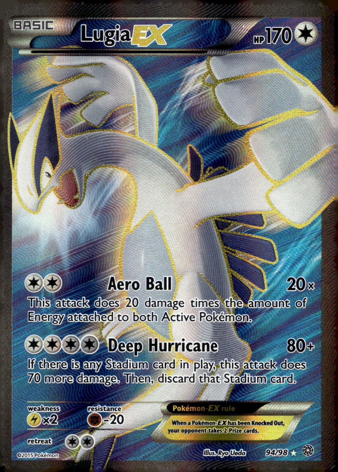 Lugia EX (94 Full Art) AOR 94/98 LP