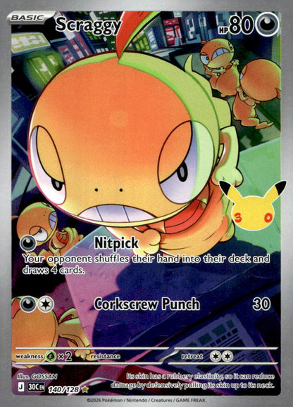 Scraggy 30C 140/128 NM