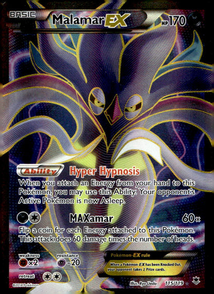 Malamar EX (115 Full Art) PHF 115/119 NM