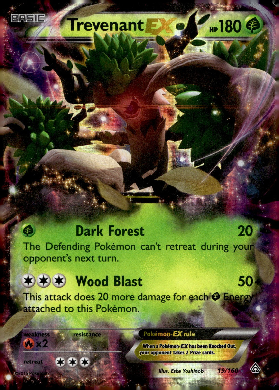 Trevenant EX PRC 19/160 NM