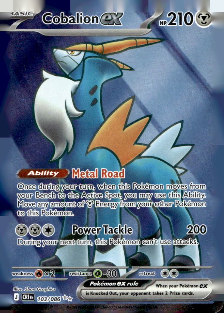 Cobalion ex CRI 103/086 NM
