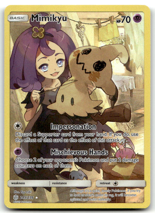 Mimikyu (Secret) SM12 245/236 NM