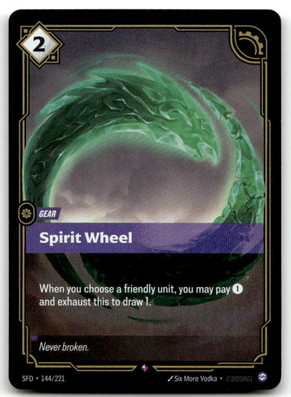 Spirit Wheel SFD 144/221 Rare NM