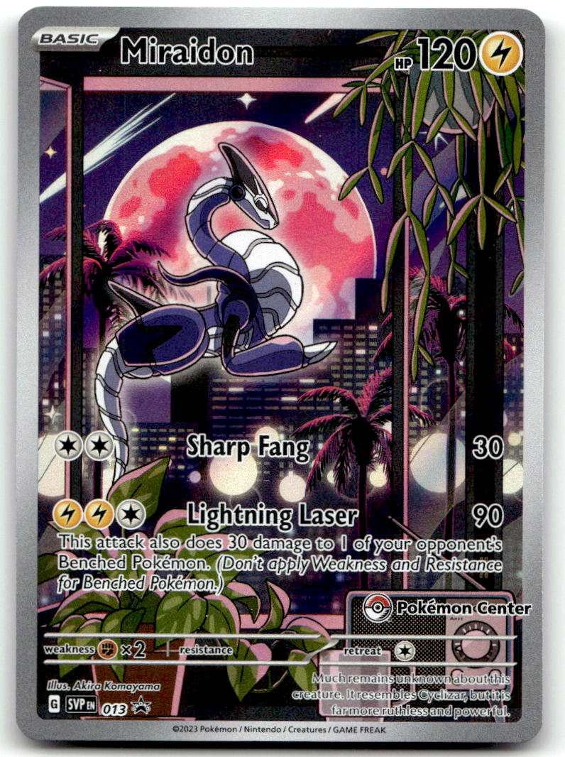 Miraidon - (Pokemon Center Exclusive) SVP 013 NM