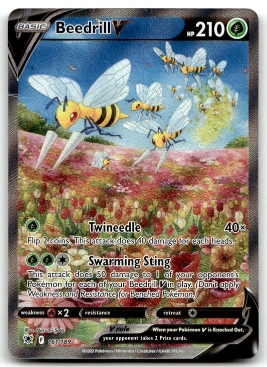 Beedrill V (Alternate Full Art) SWSH10 161/189 MP