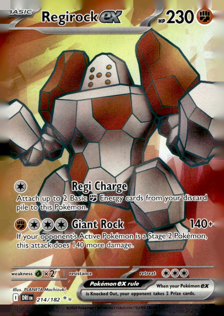 Regirock ex DRI 214/182 NM