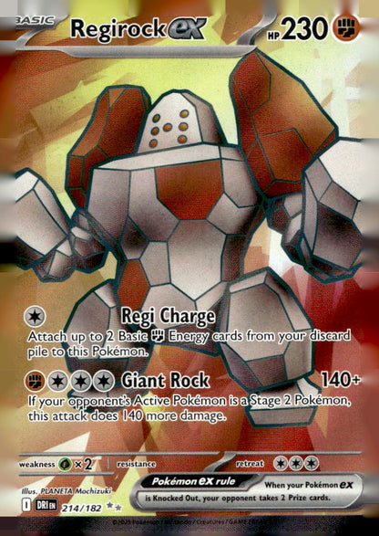 Regirock ex DRI 214/182 NM