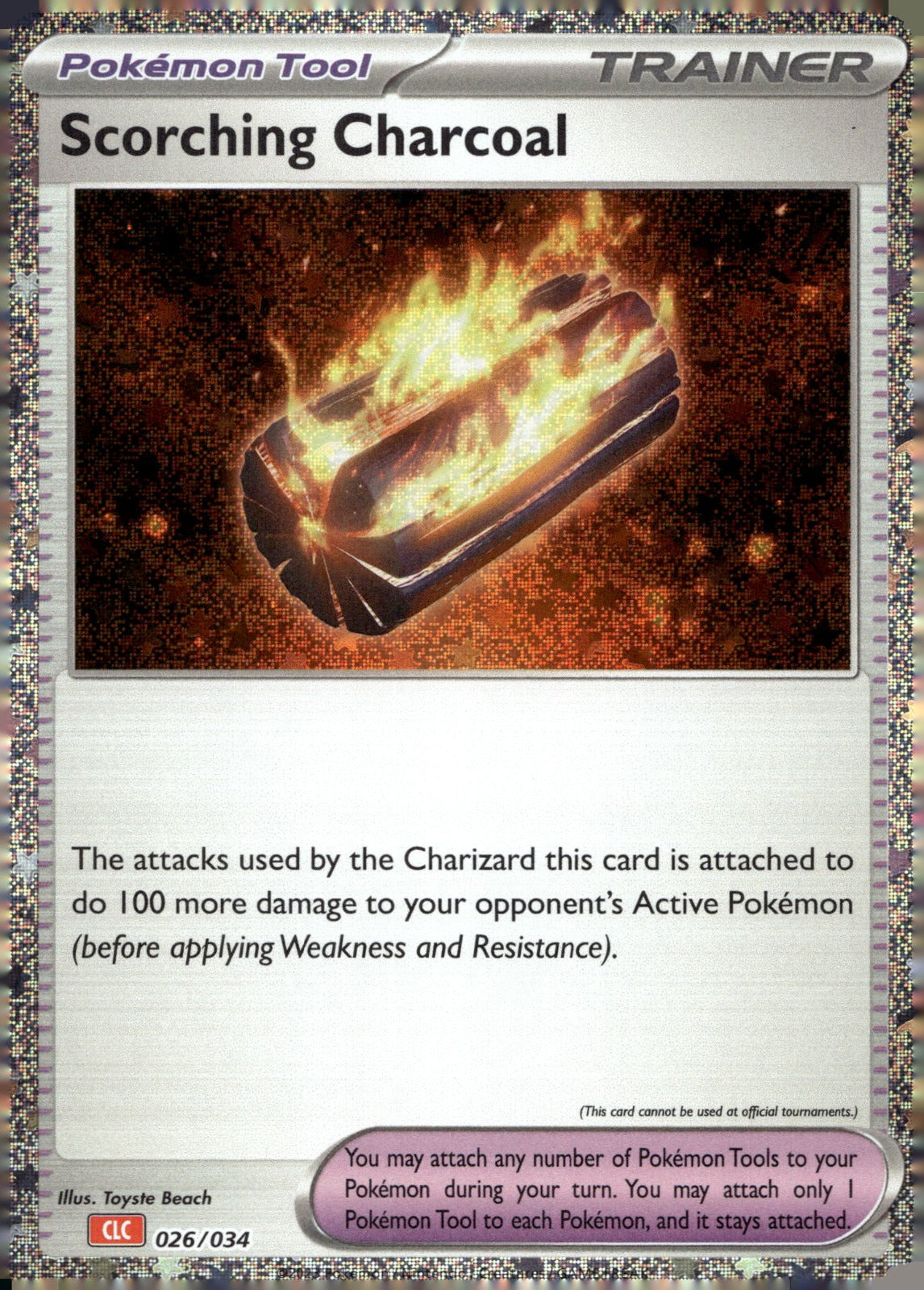 Scorching Charcoal CL 026/034 NM