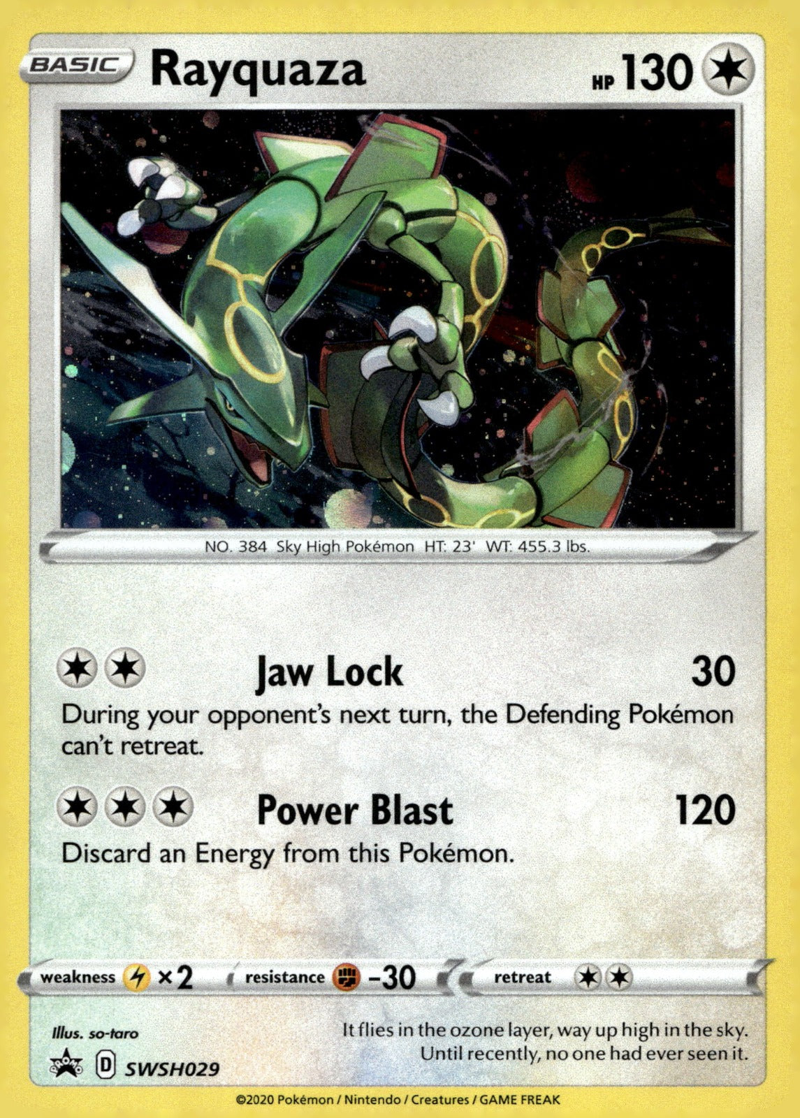 Rayquaza SWSD SWSH029 NM