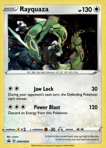 Rayquaza SWSD SWSH029 NM