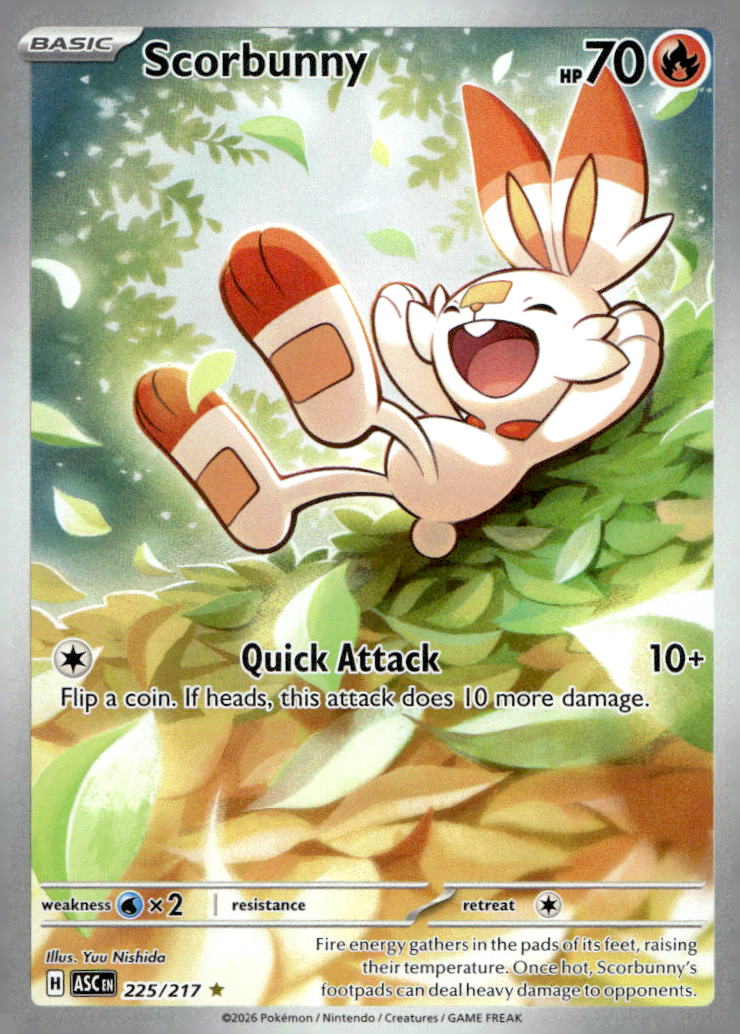 Scorbunny ASC 225/217 NM