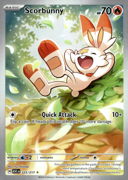 Scorbunny ASC 225/217 NM