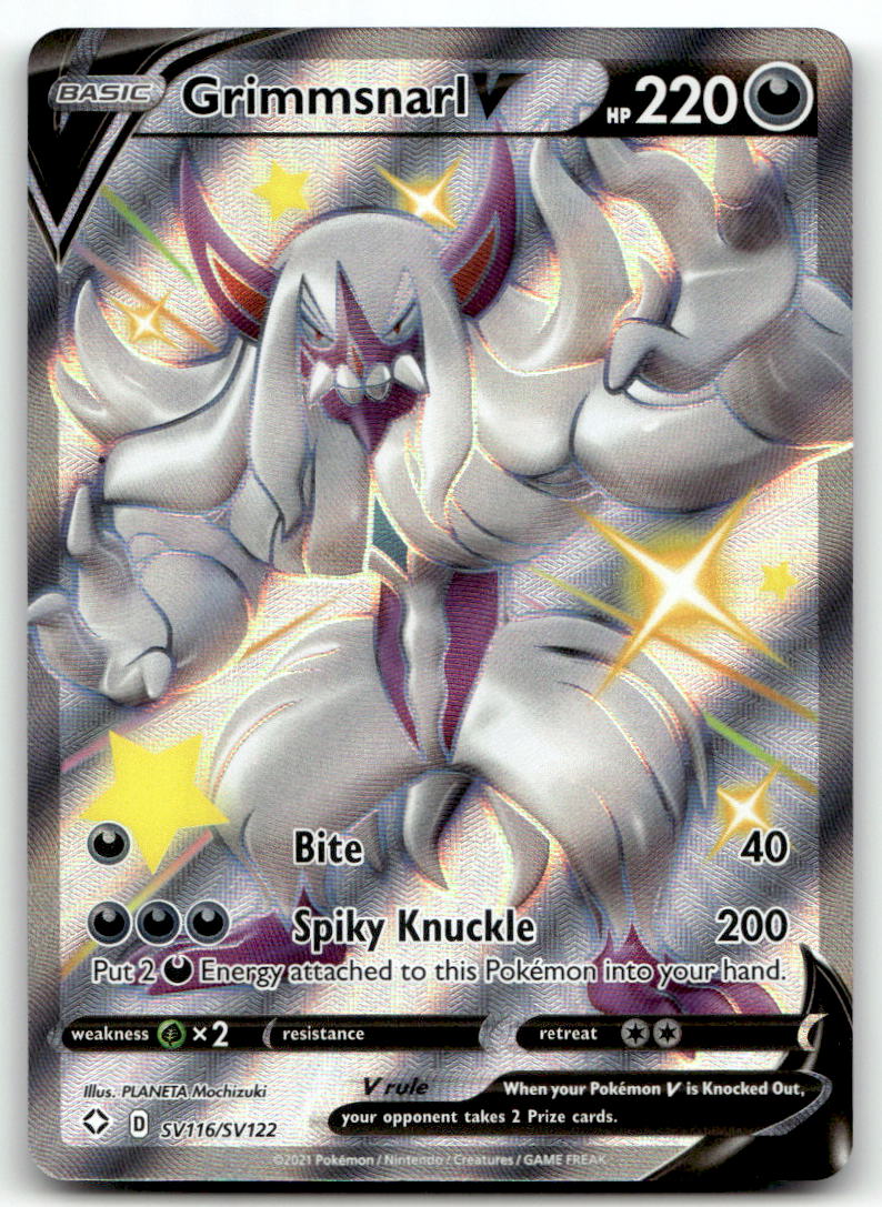 Grimmsnarl V SHFSV SV116/SV122 NM