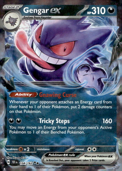 Gengar ex TEF 104/162 NM